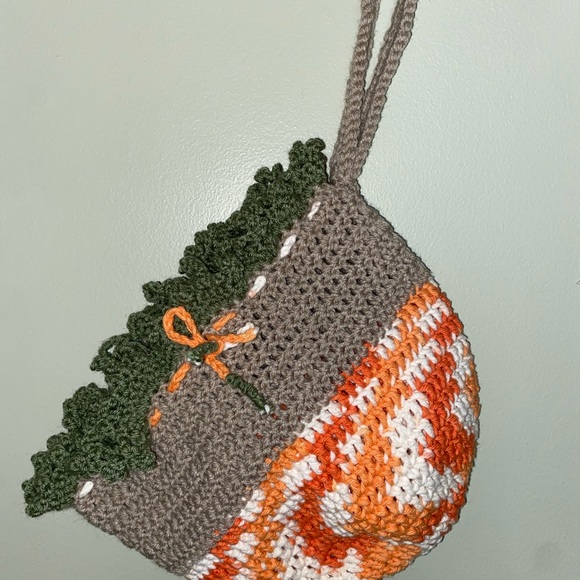 Crochet Drawstring Pouch Bag! - Picture 2 of 6